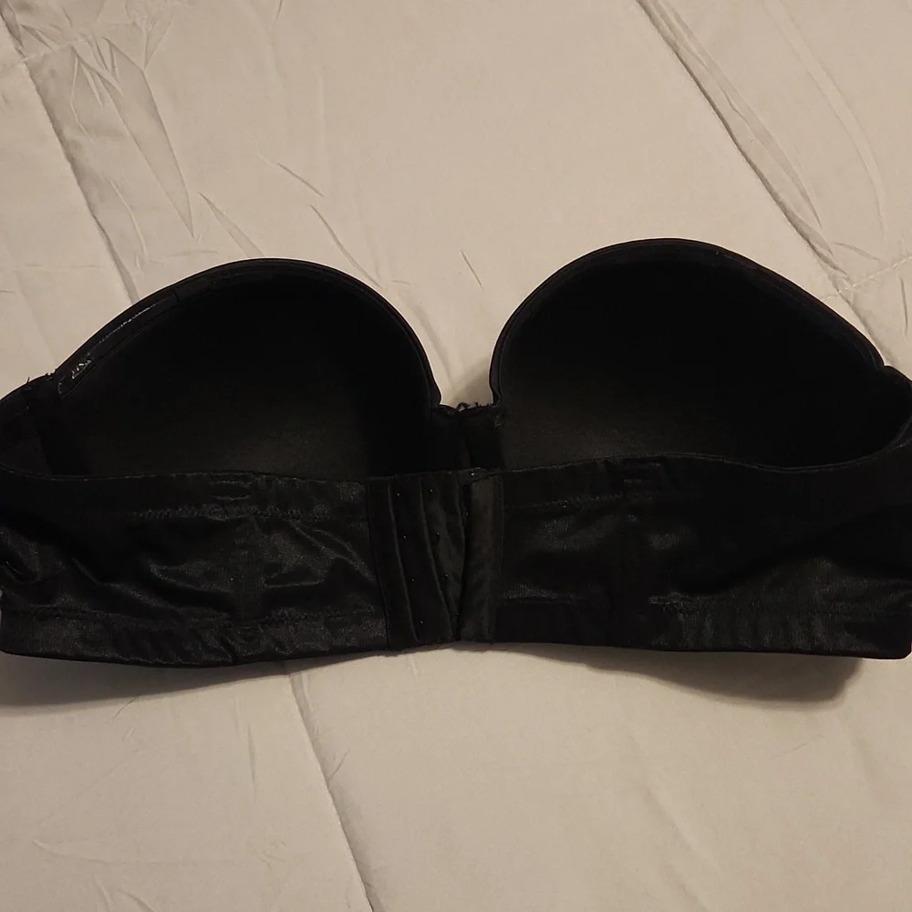 Cacique Elegant Black Strapless Bra 38C - Picture 4 of 5
